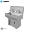 ELPRESS Wash basins with hand dryer EWG-S-TAP series