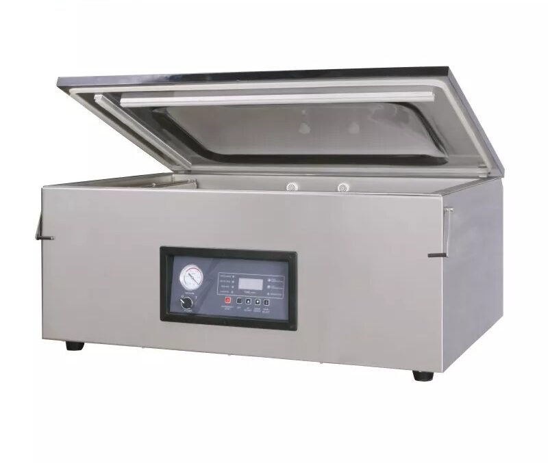 Large Chamber Kitchen Meat Vegetable Sausage Vacuum Sealing Packaging Machine DZQ-900T