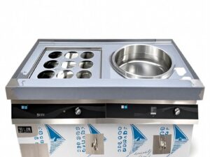 9 Holes Commercial Induction Pasta Cooker with Soup Boiler LT-ZMIX+BTL-E115