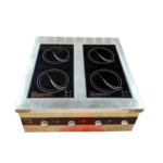 Lestov Tabletop 4 Burners Commercial Induction Cooktop LT-TBZ300IV-B105