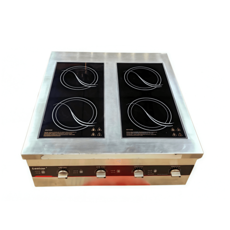 Lestov Tabletop 4 Burners Commercial Induction Cooktop LT-TBZ300IV-B105