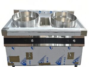 Double Burners Commercial Induction Dim Sum Bun Steamer LT-QXLII-E118