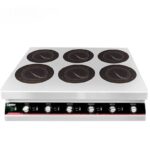 Tabletop Commercial 6 Burner Induction Cooktops LT-TBZ300VI-B135