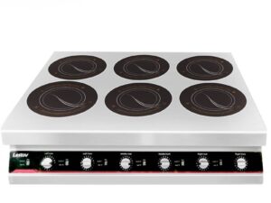 Tabletop Commercial 6 Burner Induction Cooktops LT-TBZ300VI-B135